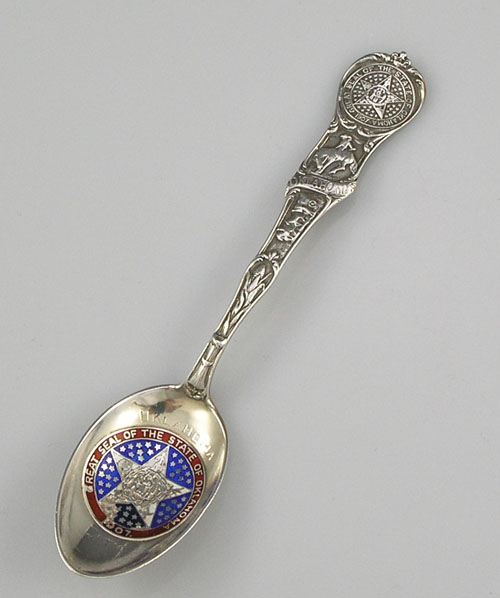oklahoma souvenir spoon